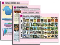 Комплект таблиц по географии "Природа материков и океанов" раздаточные (цветные, ламинированные, А4, 12 штук) - fgospostavki.ru - Новочеркасск