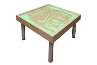 Столик на ножках для рисования песком "Радуга" с подсветкой RGB - fgospostavki.ru - Новочеркасск