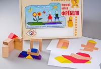 Игровой набор Фребеля "Конструктор деревянный без соединений-2" (Серия "Эксперимент") - fgospostavki.ru - Новочеркасск