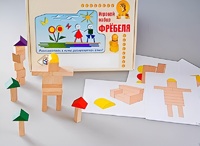 Игровой набор Фребеля "Конструктор деревянный без соединений-3" (Серия "Эксперимент") - fgospostavki.ru - Новочеркасск