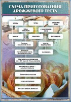 Стенд "Схема приготовления дрожжевого теста" - fgospostavki.ru - Новочеркасск