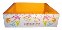 Бассейн "Вообразилия" квадратный с шелкографией - fgospostavki.ru - Новочеркасск