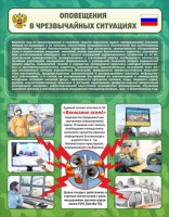 Стенд "Оповещения в чрезвычайных ситуациях" - fgospostavki.ru - Новочеркасск