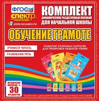 Динамические раздаточные пособия. Обучение грамоте (карточки). Комплект разрезных карточек для тренировки навыков чтения. - fgospostavki.ru - Новочеркасск