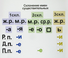 Набор магнитных карточек "Склонение имен существительных" - fgospostavki.ru - Новочеркасск