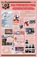 Плакат "Великая Отечественная война: Крах гитлеровского плана «молниеносной войны» " - fgospostavki.ru - Новочеркасск