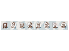 Стенд-лента "Выдающиеся ученые-историки" - fgospostavki.ru - Новочеркасск