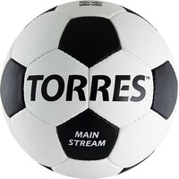 Мяч футбольный TORRES Main Stream (размер 4, синтетическая кожа, тренировочный) - fgospostavki.ru - Новочеркасск