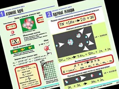 Комплект таблиц "Физика атомного ядра" (10 таблиц, формат А1, ламинированные) - fgospostavki.ru - Новочеркасск