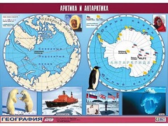 Таблица демонстрационная "Арктика и Антарктика" (винил 100*140) - fgospostavki.ru - Новочеркасск
