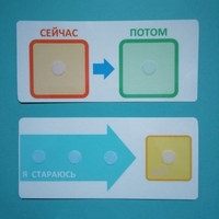 Двусторонний планшет "Сейчас - потом" - fgospostavki.ru - Новочеркасск