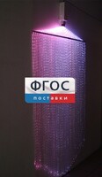 Фибероптическая занавесь (150 волокон) с интерактивным источником света - fgospostavki.ru - Новочеркасск