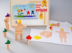 Игровой набор Фребеля "Конструктор деревянный без соединений-3" (Серия "Эксперимент") - fgospostavki.ru - Новочеркасск