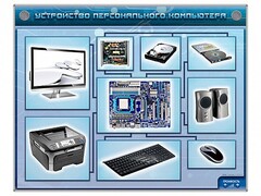 Электрифицированный учебно-информационный стенд "Устройство персонального компьютера" - fgospostavki.ru - Новочеркасск