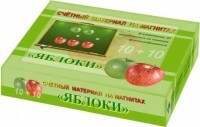 Счетный материал на магнитах "Яблоки" - fgospostavki.ru - Новочеркасск