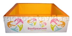 Бассейн "Вообразилия" квадратный с шелкографией - fgospostavki.ru - Новочеркасск
