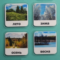 Набор карточек "Времена года" - fgospostavki.ru - Новочеркасск