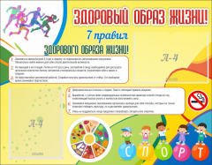 Стенд "Здоровый образ жизни" - fgospostavki.ru - Новочеркасск