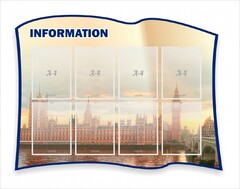 Стенд резной "Информация" Вариант 9 - fgospostavki.ru - Новочеркасск