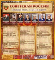 Стенд "Советская Россия" - fgospostavki.ru - Новочеркасск