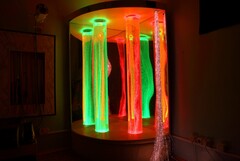 Сенсорный уголок большой с двумя колоннами, двусторонней подсветкой и фибероптическими нитями. VIP класс. - fgospostavki.ru - Новочеркасск