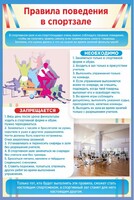 Стенд "Правила поведения в спортзале №1" - fgospostavki.ru - Новочеркасск