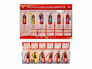 Электрифицированный стенд-тренажер "Эксплуатация огнетушителей" с разрезными агрегатами - fgospostavki.ru - Новочеркасск