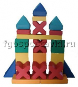 Мягкий модуль-конструктор "Башня" (21 элемент) - fgospostavki.ru - Новочеркасск