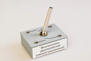 Выключатель двухполюсный (демонстрационный) - fgospostavki.ru - Новочеркасск