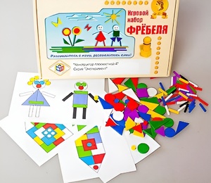 Игровой набор Фребеля "Конструктор плоскостной-4" (Серия "Эксперимент") - fgospostavki.ru - Новочеркасск