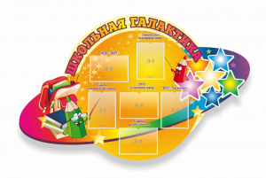 Стенд "Школьная галактика" резной стенд - fgospostavki.ru - Новочеркасск