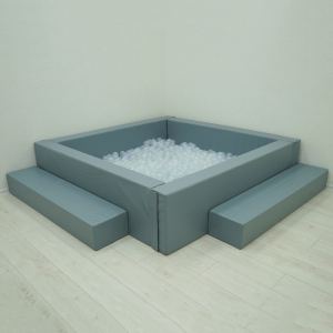 Сухой бассейн с шариками и RGB-подсветкой 190х190 см - fgospostavki.ru - Новочеркасск