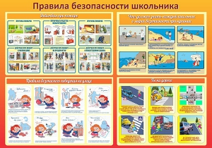 Стенд "Правила безопасности школьника" - fgospostavki.ru - Новочеркасск