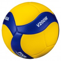Мяч волейбольный Mikasa V200W (размер 5, синтетическая кожа, профессиональный) - fgospostavki.ru - Новочеркасск