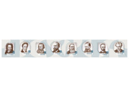 Стенд-лента "Выдающиеся ученые-историки" - fgospostavki.ru - Новочеркасск