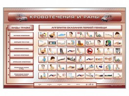 Трехсекционный базовый комплект "Травмы. Кровотечения. Ожоги" для учащихся общеобразовательных учреждений - fgospostavki.ru - Новочеркасск