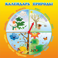Стенд "Календарь природы" 0.5x0.5 - fgospostavki.ru - Новочеркасск