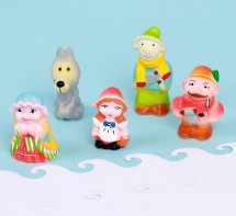 Набор резиновых игрушек «Красная шапочка» - fgospostavki.ru - Новочеркасск