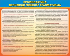 Стенд "Профилактика производственного травматизма" - fgospostavki.ru - Новочеркасск