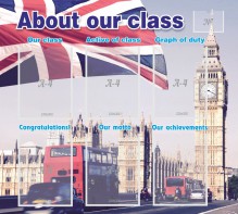 Стенд "About our class" - fgospostavki.ru - Новочеркасск