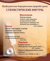 Стенд "Стилистические фигуры" Вариант 1 - fgospostavki.ru - Новочеркасск