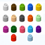  Элемент конструктора одиночный одноцветный Color Blocks 100 штук - fgospostavki.ru - Новочеркасск